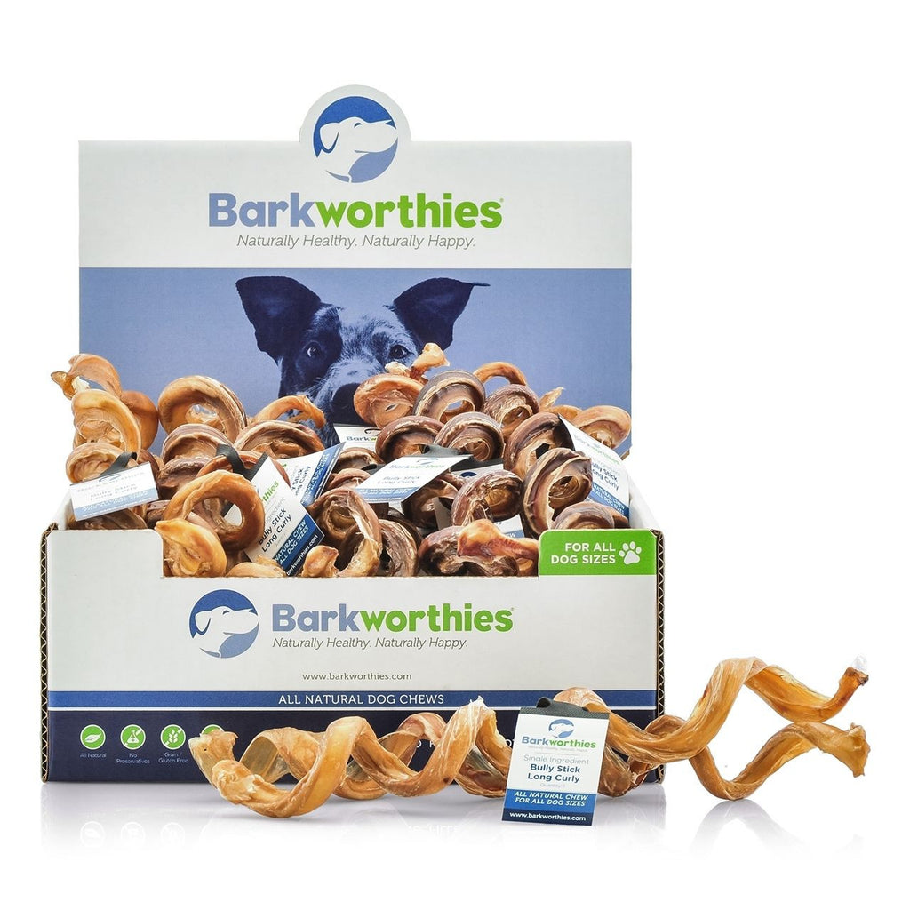BARKWORTHIES Curly Bully Stick